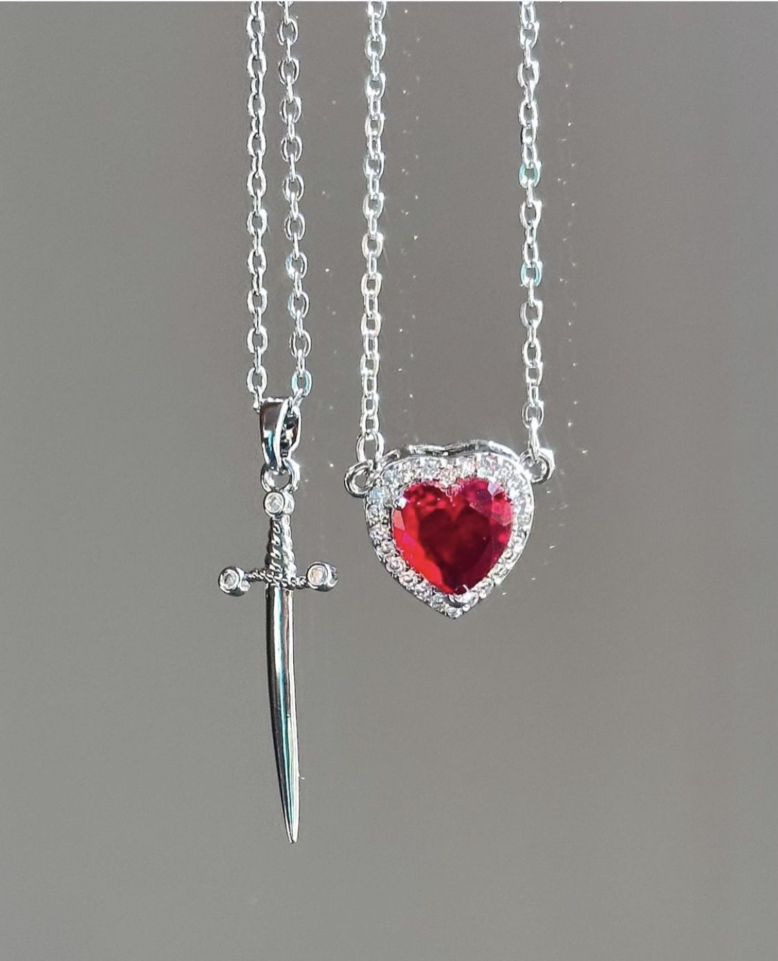 Heart Sword Pendant